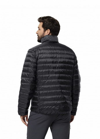 Чорний зимній Пуховик Jack Wolfskin