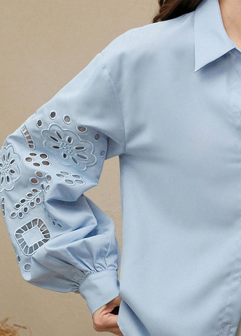 Голубая блуза SHEIN