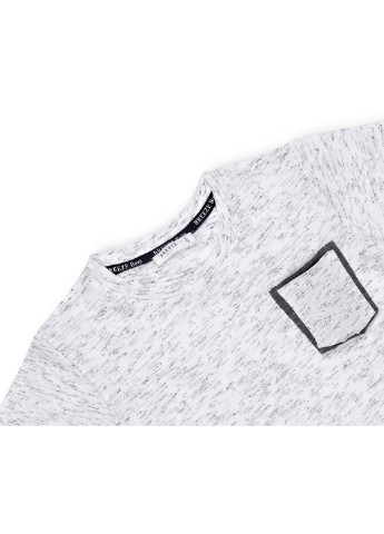 Сіра демісезонна футболка дитяча з кишенькою (11075-128b-gray) Breeze
