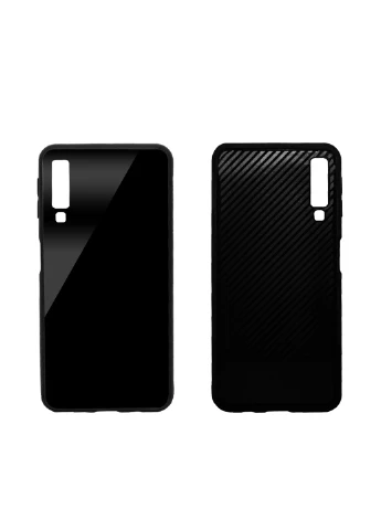 Чохол (Real Glass) для Samsung A7 (A750) (чорний) Intaleo для Samsung A7 (A750) (черный) (131340130)