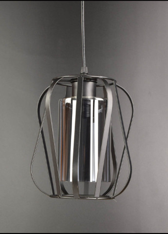 Люстра потолочная подвесная в стиле LOFT (лофт) 12699/1-gr Черный 30х19х19 см. Handmade (234537756)