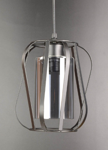 Люстра потолочная подвесная в стиле LOFT (лофт) 12699/1-gr Черный 30х19х19 см. Handmade (234537756)