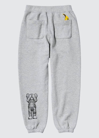 Светло-серые спортивные, кэжуал демисезонные джоггеры брюки Uniqlo