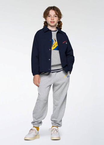 Светло-серые спортивные, кэжуал демисезонные джоггеры брюки Uniqlo