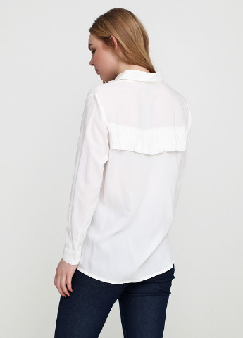 Белая демисезонная блуза BRANDTEX COPENHAGEN