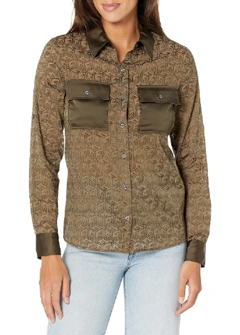 Коричнева блуза Guess