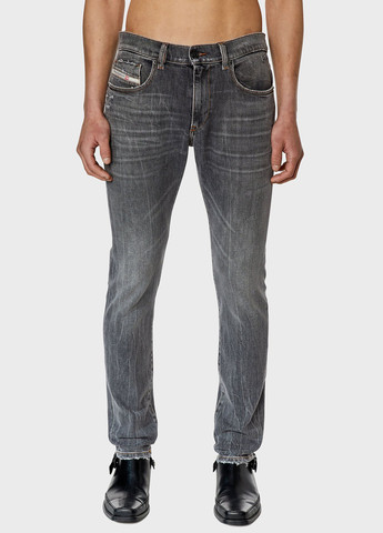 Серые демисезонные скинни джинсы Diesel