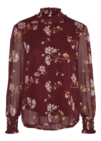 Бордова блуза Vero Moda