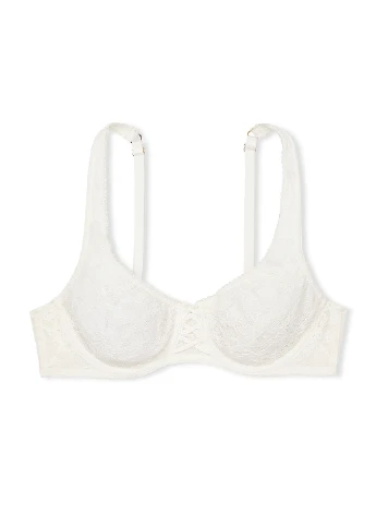 Білий демісезонний комплект (бюстгальтер, трусики) Victoria's Secret