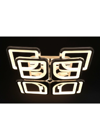 Люстра потолочная LED с пультом A2281/4+4S-RGB-ch Хром 11х43х43 см. Sunnysky (253628672)