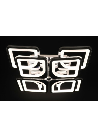 Люстра потолочная LED с пультом A2281/4+4S-RGB-ch Хром 11х43х43 см. Sunnysky (253628672)