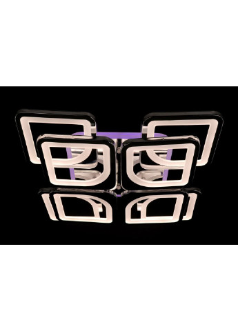 Люстра потолочная LED с пультом A2281/4+4S-RGB-ch Хром 11х43х43 см. Sunnysky (253628672)