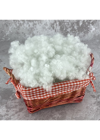 Холлофайбер 4 кг универсальный наполнитель для одеял, подушек, мягких игрушек (шарики) белый 55111 Moda (254782927)