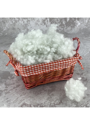 Холлофайбер 4 кг универсальный наполнитель для одеял, подушек, мягких игрушек (шарики) белый 55111 Moda (254782927)