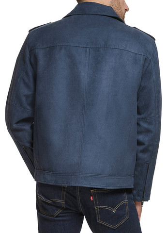 Синя демісезонна куртка косуха DKNY