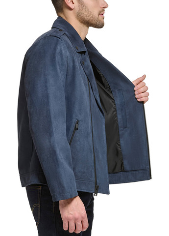 Синя демісезонна куртка косуха DKNY