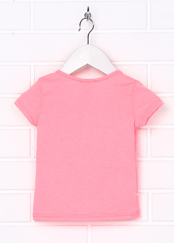 Розовая летняя футболка с коротким рукавом Absorba