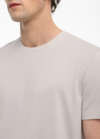 Сіро-бежева футболка Promin