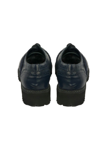 Кожаные туфли-броги Trend Baldinini на низком каблуке