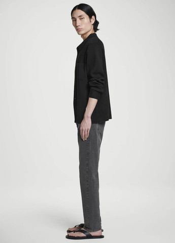 Серые демисезонные зауженные джинсы Cos