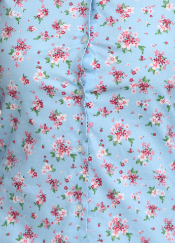 Голубой кэжуал рубашка с цветами Springfield
