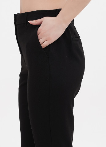 Черные кэжуал демисезонные зауженные брюки Rick Cardona