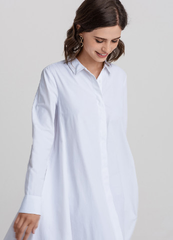 Белое кэжуал платье рубашка befree