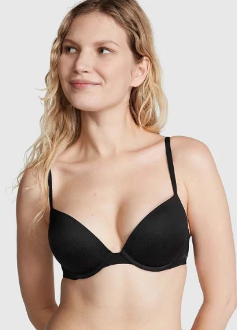 Чорний демісезонний комплект (бюстгальтер, трусики) Victoria's Secret