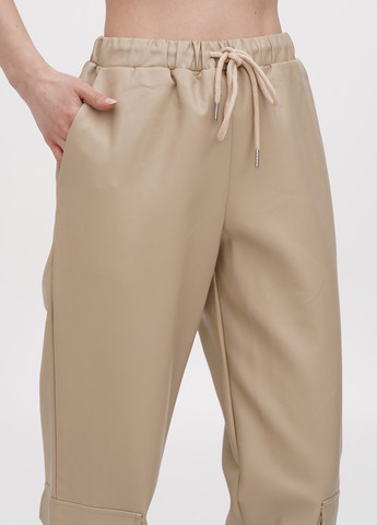Бежевые кэжуал демисезонные карго брюки NA-KD