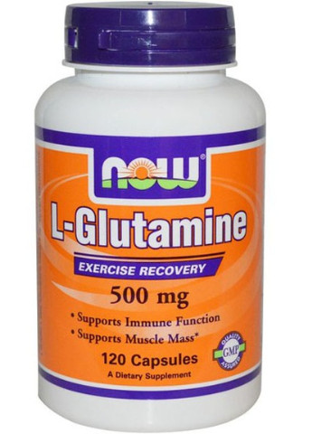 L-Glutamine 500 mg 120 Caps Now Foods (256380220)