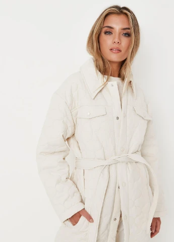 Молочне демісезонне Пальто Missguided