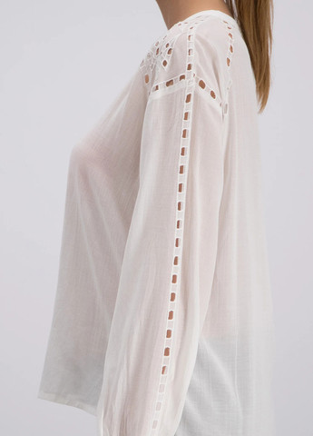 Біла блуза Pepe Jeans