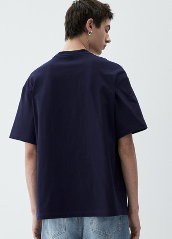 Темно-синяя футболка H&M