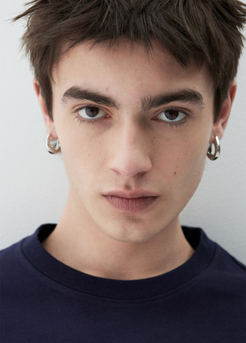 Темно-синяя футболка H&M