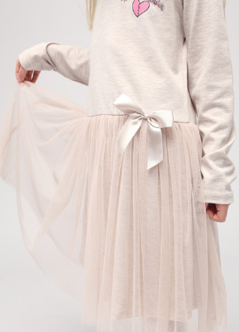 Бежева сукня Pop Fashion (255702032)