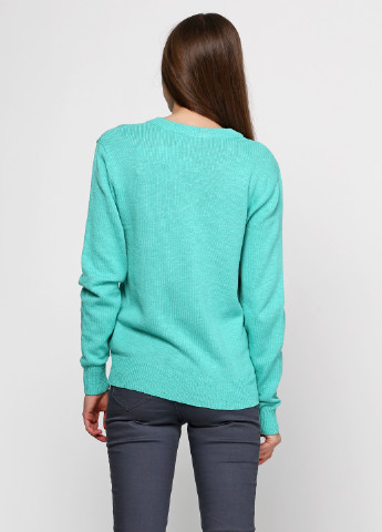 Бірюзовий демісезонний пуловер пуловер Long Island