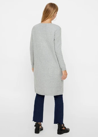 Светло-серый демисезонный кардиган Vero Moda