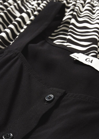 Чорний літній комплект (топ, спідниця) C&A