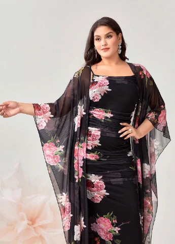 Костюм (сукня, накидка) SHEIN (316736107)