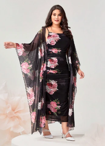 Костюм (сукня, накидка) SHEIN (316736107)