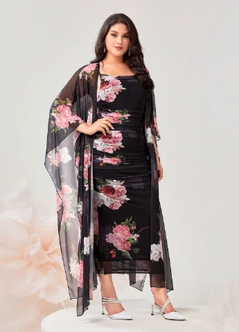 Костюм (сукня, накидка) SHEIN (316736107)
