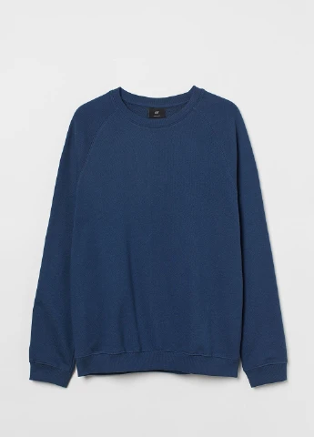 Темно-синий свитшот H&M (252627240)