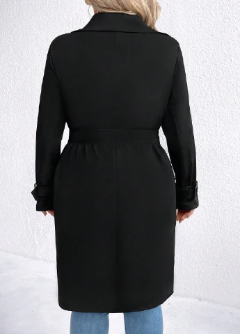 Плащ SHEIN на гудзиках демісезон (333530254)