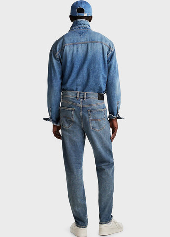 Синие демисезонные регюлар фит джинсы Tommy Jeans