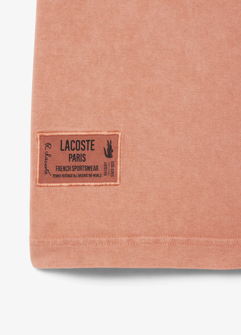 Світло-оранжева футболка Lacoste