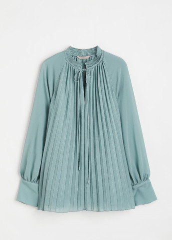 Бирюзовая демисезонная блузка H&M