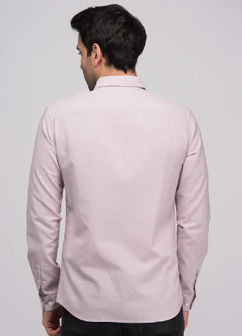 Розовая рубашка однотонная Jack & Jones