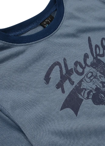 Синя всесезон піжама (лонгслів, брюки) лонгслів + брюки Disney