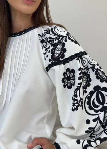 Белая блуза No Brand