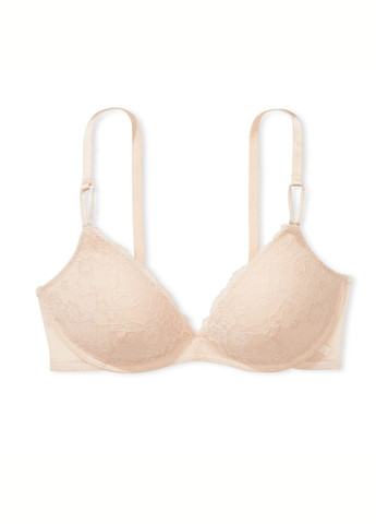 Бежевый демисезонный комплект (бюстгальтер, трусики) Victoria's Secret